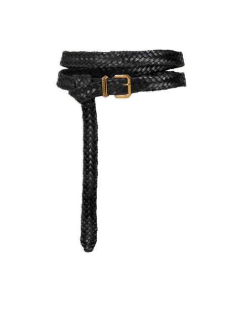 Etro woven double-wrap belt