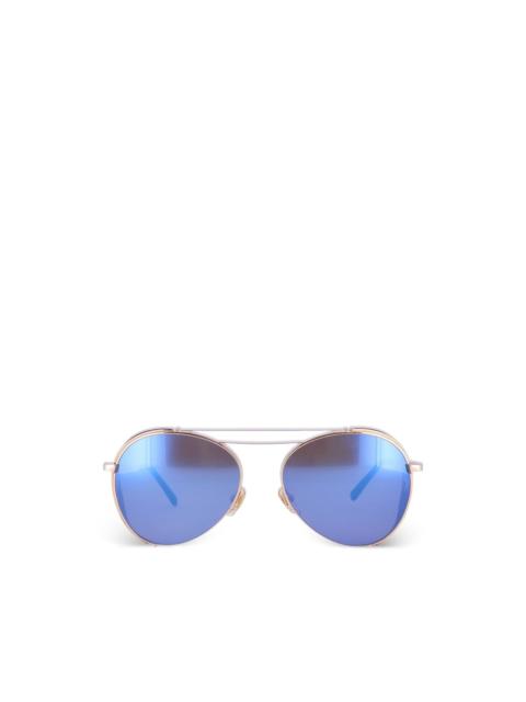 MCM double-bridge pilot sunglasses