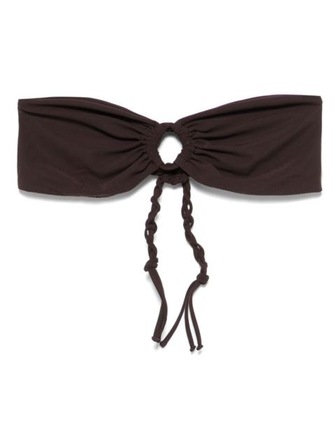 Jil Sander strapless bikini top