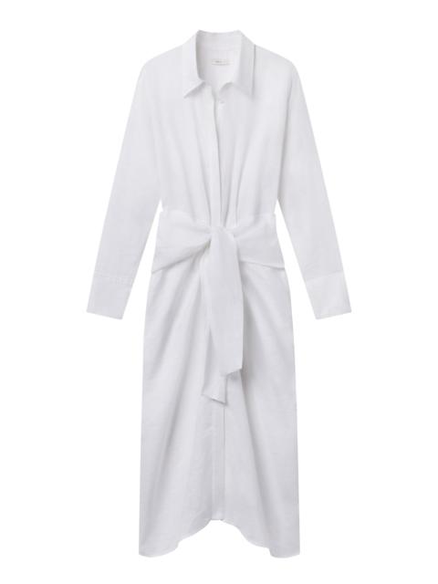 A.L.C. Mila Linen Midi Shirtdress
