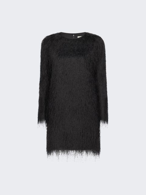 Loulou de Saison Tina Longsleeve Mini Dress Black