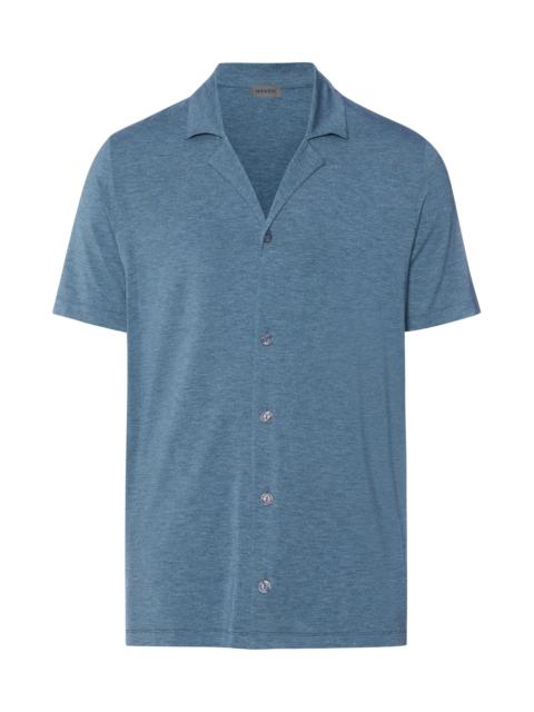 HANRO Casuals Notch Collar Button Front Shirt