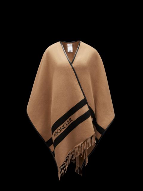 Moncler Wool Jacquard Poncho