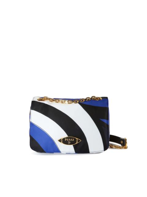 graphic-print crossbody bag