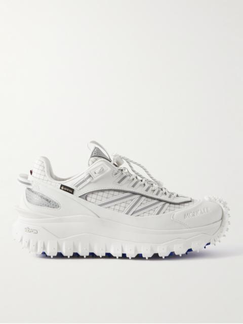 Moncler Trailgrip GTX Leather-Trimmed Mesh and Canvas Sneakers