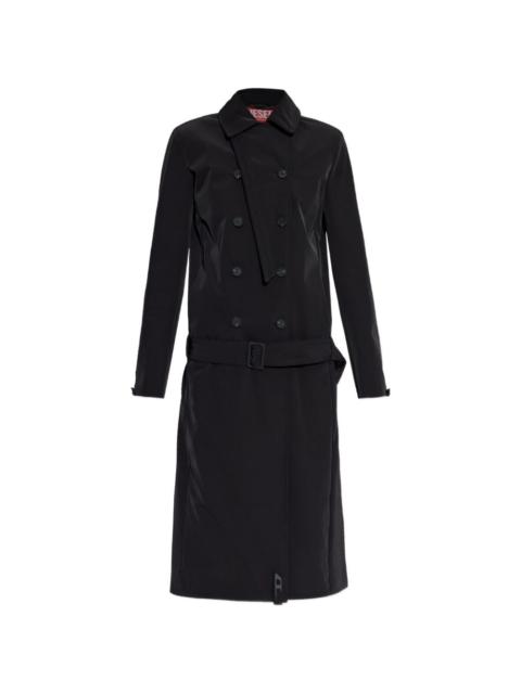 Diesel G-Ale double-breasted belted coat