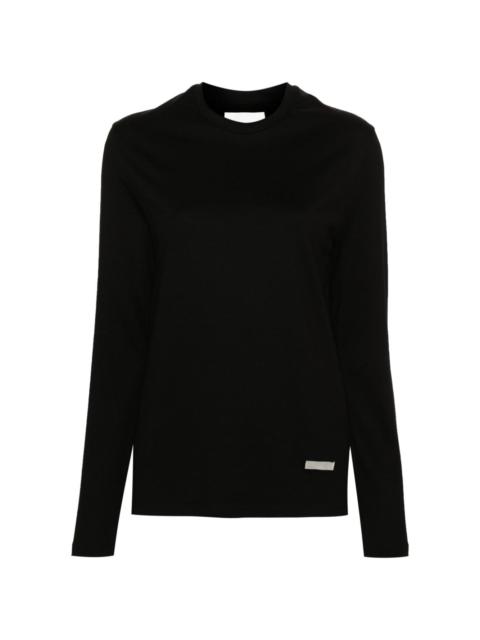 Jil Sander logo-plaque cotton T-shirt