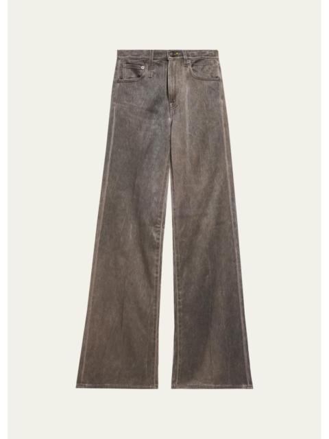 R13 Charlotte Flared Stretch Denim Jeans