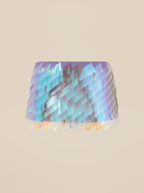 OPALESCENT MINI SKIRT