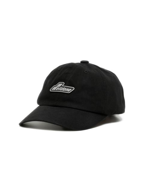 We11done logo-patch baseball cap