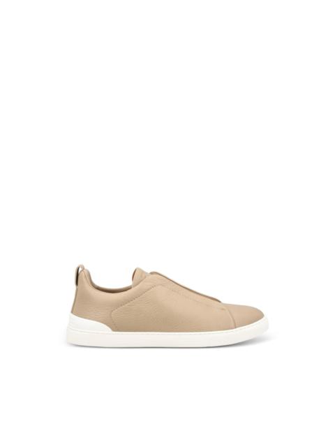 ZEGNA slip-on leather sneakers