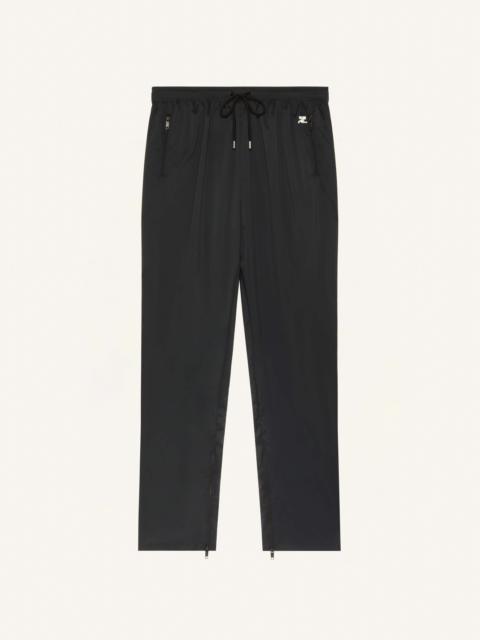 courrèges NYLON TAPERED TRACKSUIT PANTS