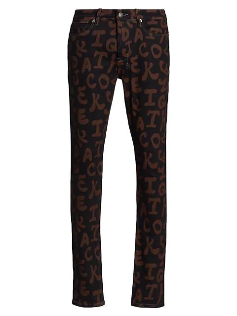 Ksubi Black Alphabet Street Van Winkle Jeans