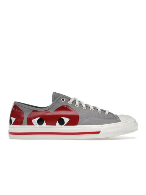 Converse Converse Jack Purcell Comme des Garcons PLAY Grey Red REVERSIBLE