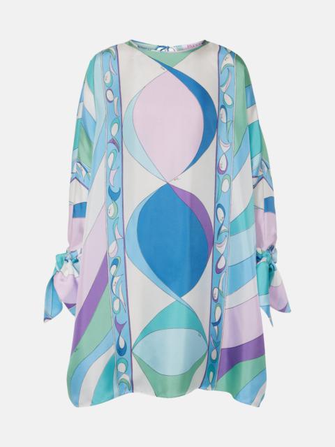 Pesci silk twill kaftan