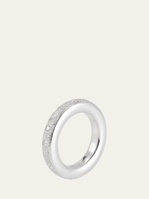 Pomellato 18K White Gold Iconica Diamond Eternity Band Ring