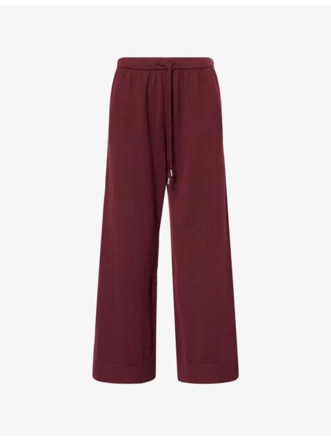 SIMKHAI Travel Drawstring Cotton And Cashmere Trousers
