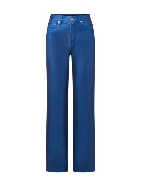 VERONICA BEARD DYLAN METALLIC STRAIGHT-LEG JEAN