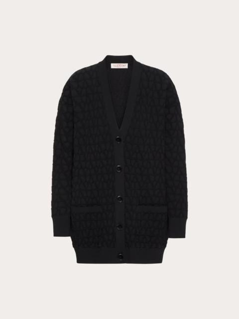 Valentino CARDIGAN IN STRETCHED VISCOSE TOILE ICONOGRAPHE