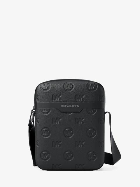 MICHAEL KORS Cooper Logo Debossed Flight Bag