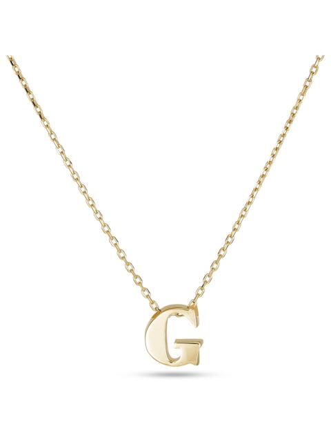 STONE AND STRAND Letterpress Initial Necklace