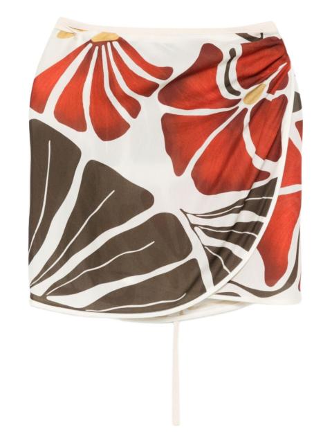 SIR. Julietta floral print skirt