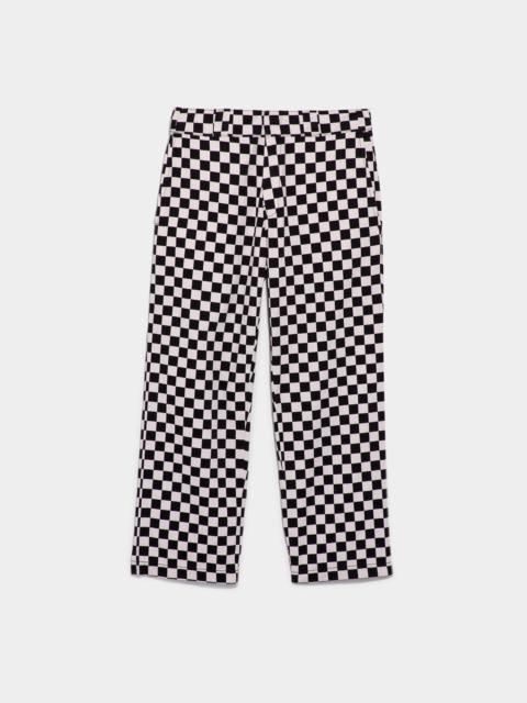 R13 Slouch Pant - Black and White Checker | R13 Denim Official Site