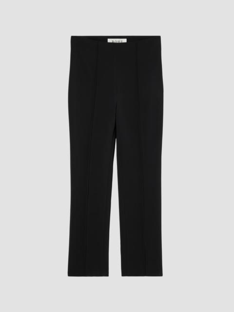 RÓHE Women's Straight-Leg Ankle Cigarette Trousers - Black