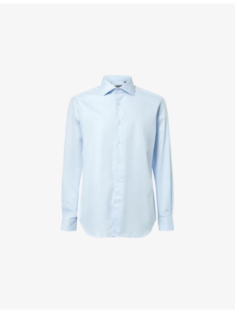 CORNELIANI Regular-Fit Wrinkle-Free Cotton Shirt