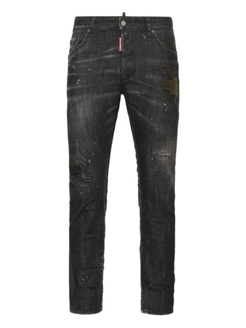 DSQUARED2 distressed patch jeans