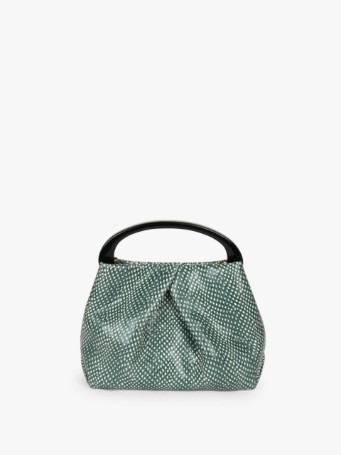 Dries Van Noten SMALL PLEATED LEATHER BAG