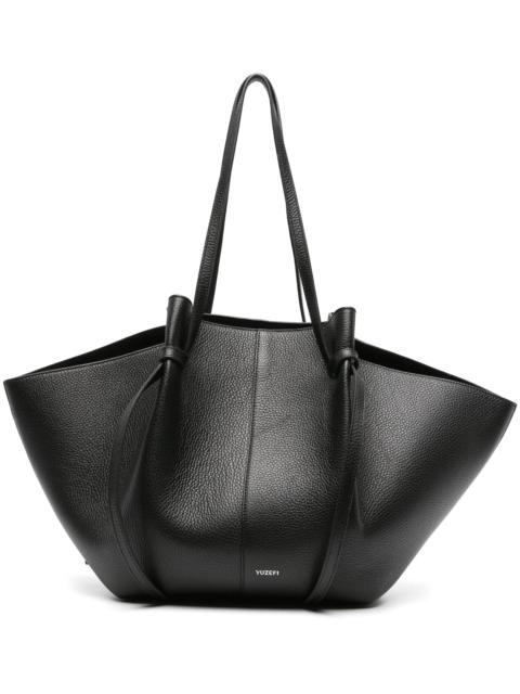 Yuzefi Yuzefi Large Mochi Leather Tote Bag