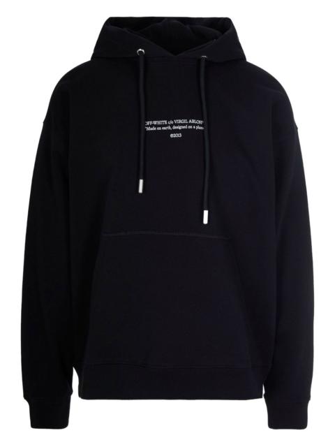 Off-White logo-print hoodie