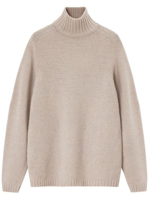 Wool turtleneck sweater