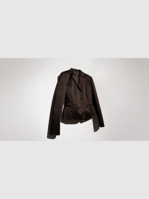 GUCCI Stretch acetate duchesse jacket
