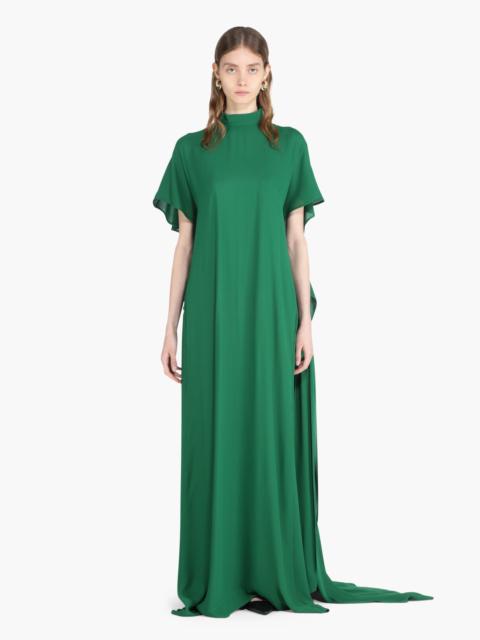 N°21 CAPE-DETAIL MAXI DRESS