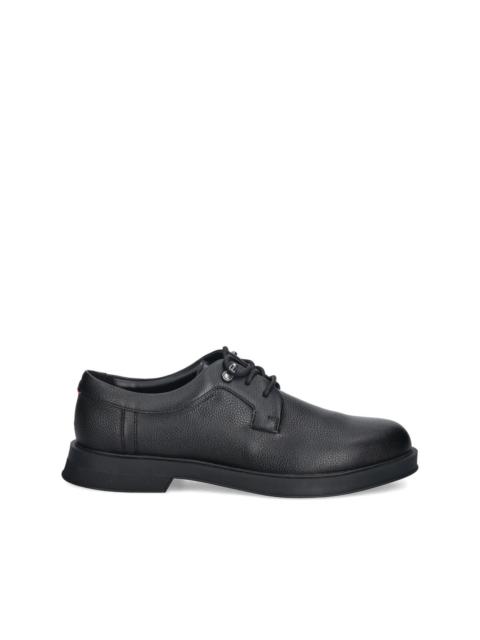 HUGO textured lace-up shoes