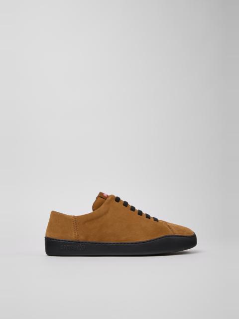 CAMPERLAB Brown Suede Sneakers for Men.
