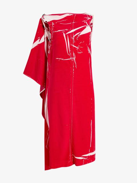 Proenza Schouler Ondine Dress in Garment Printed Silk Viscose