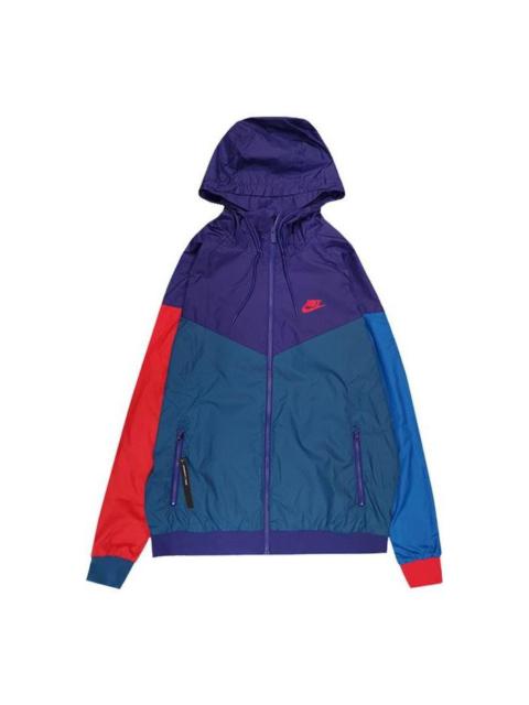 Nike Windrunner Jacket 'Blue Purple' AT5271-590