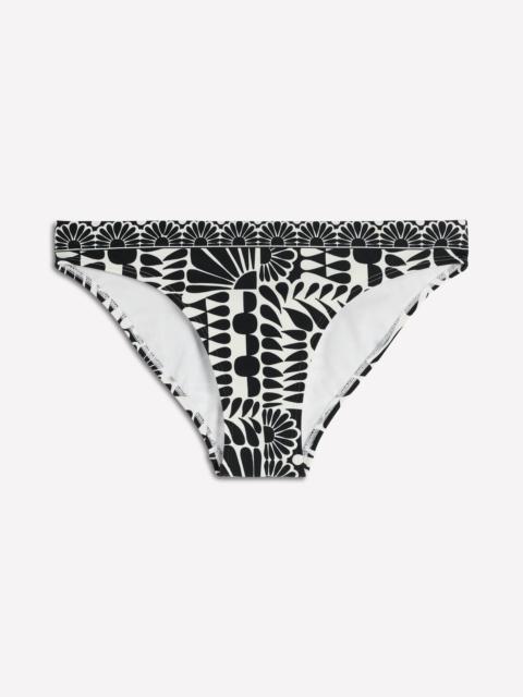 BODEN Porto Bikini Bottoms-Black, Geo Stamp
