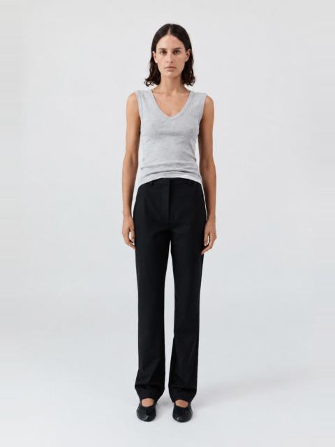 ST. AGNI Organic Cotton 90s Top - Grey Marle
