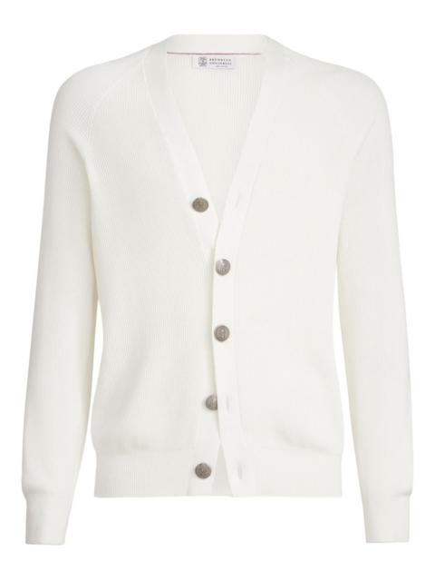 Brunello Cucinelli english rib raglan cardigan