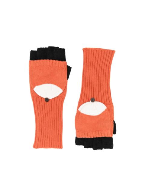 CHARLES JEFFREY LOVERBOY animal-motif gloves