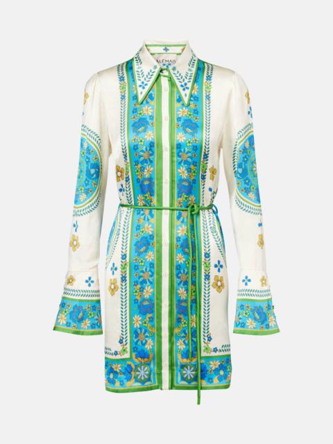 ALÉMAIS Vivianna printed shirt dress