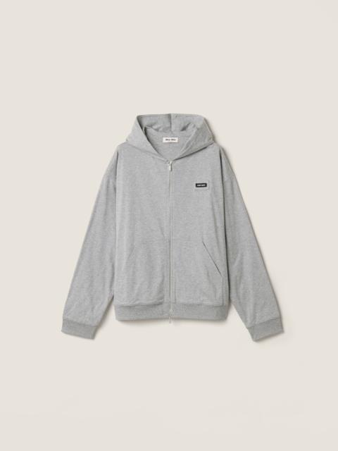 Miu Miu Cotton fleece hoodie