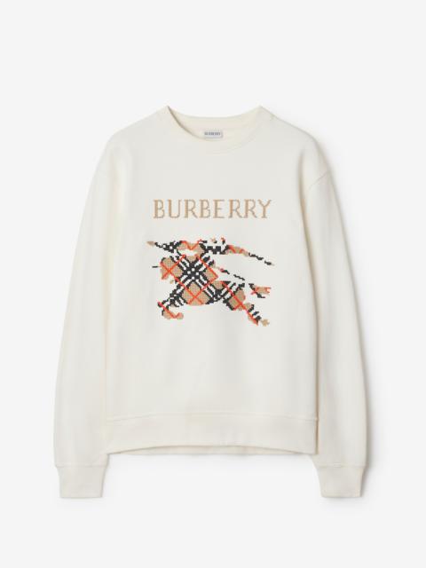 Burberry Cross Stitch EKD​ Cotton Sweatshirt