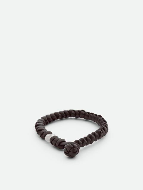 Bottega Veneta Knot Leather Bracelet