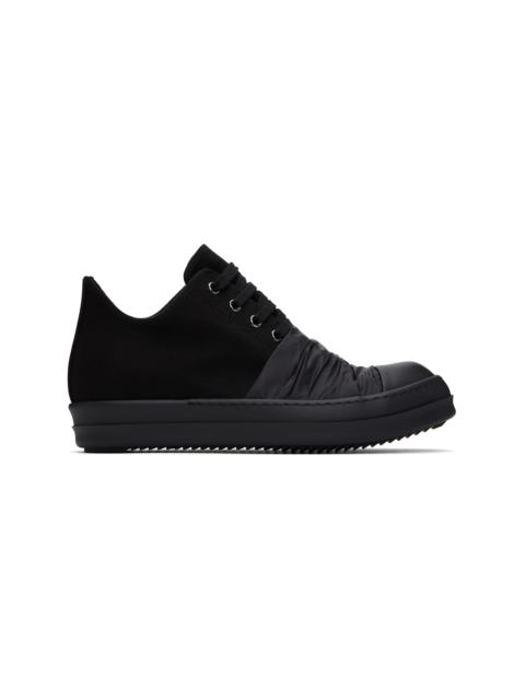 Rick Owens DRKSHDW Black Hollywood Hustler Low Sneaks Sneakers