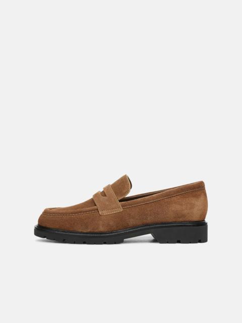Vince Siena Suede Lug-Sole Loafer